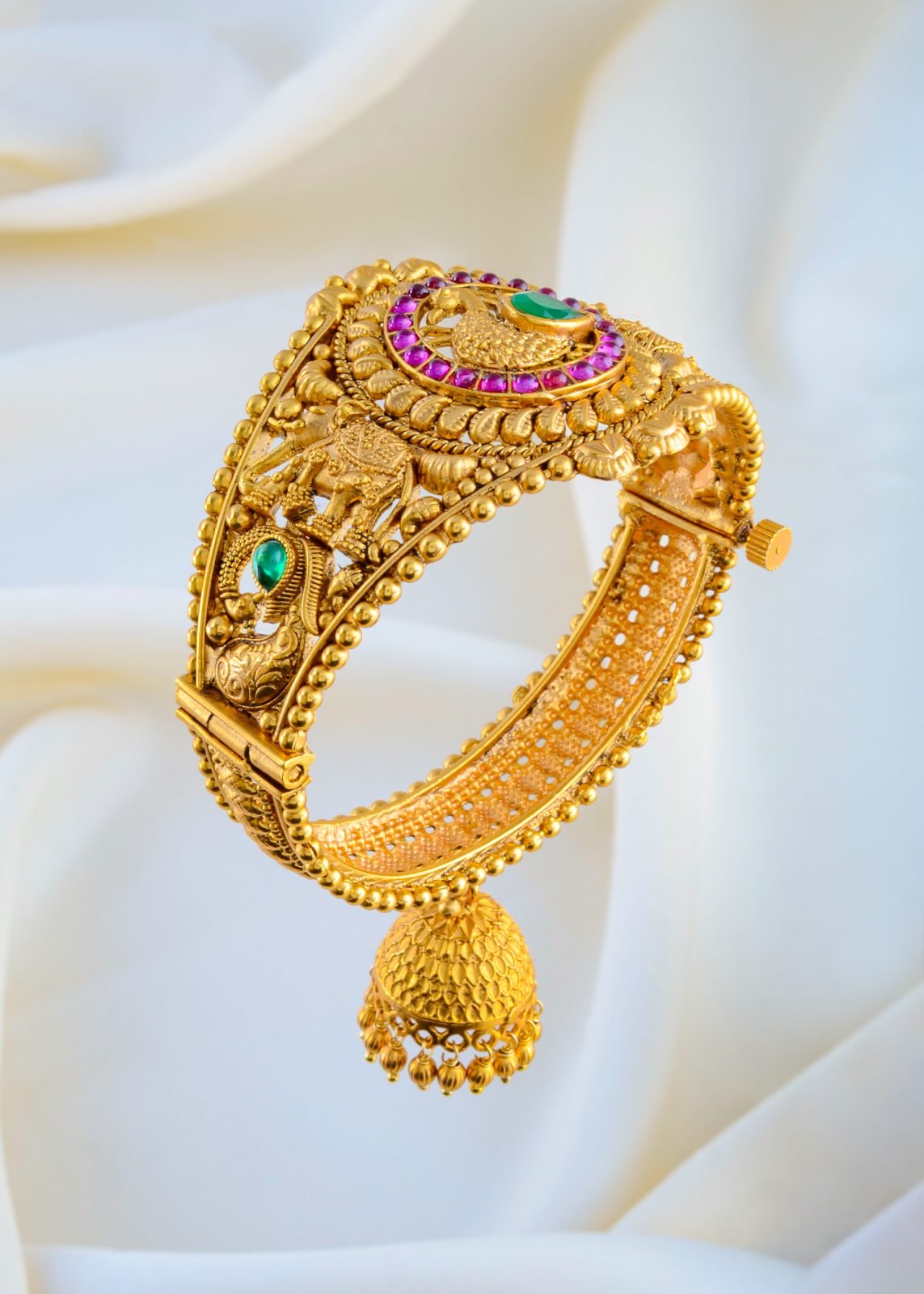 product-bra001787a Varnika Jhumki Kada (Antique Gold) BRA001787 - Image 1